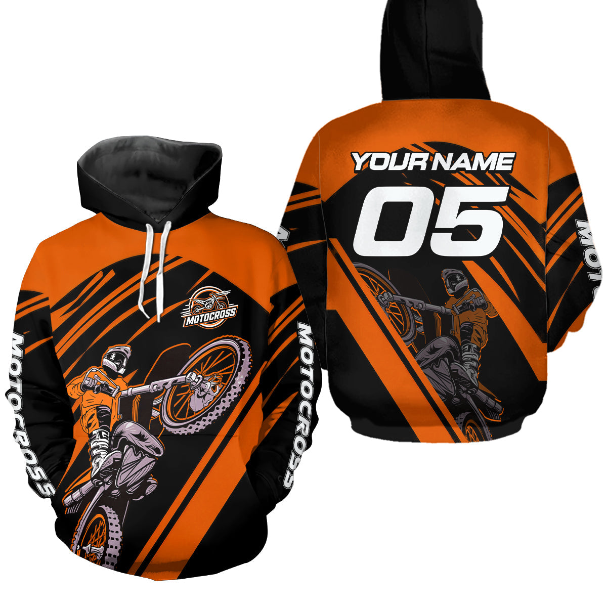 Custom Motocross Racing Hoodie Adult Dirt Bike Hoodie Riding Shirt