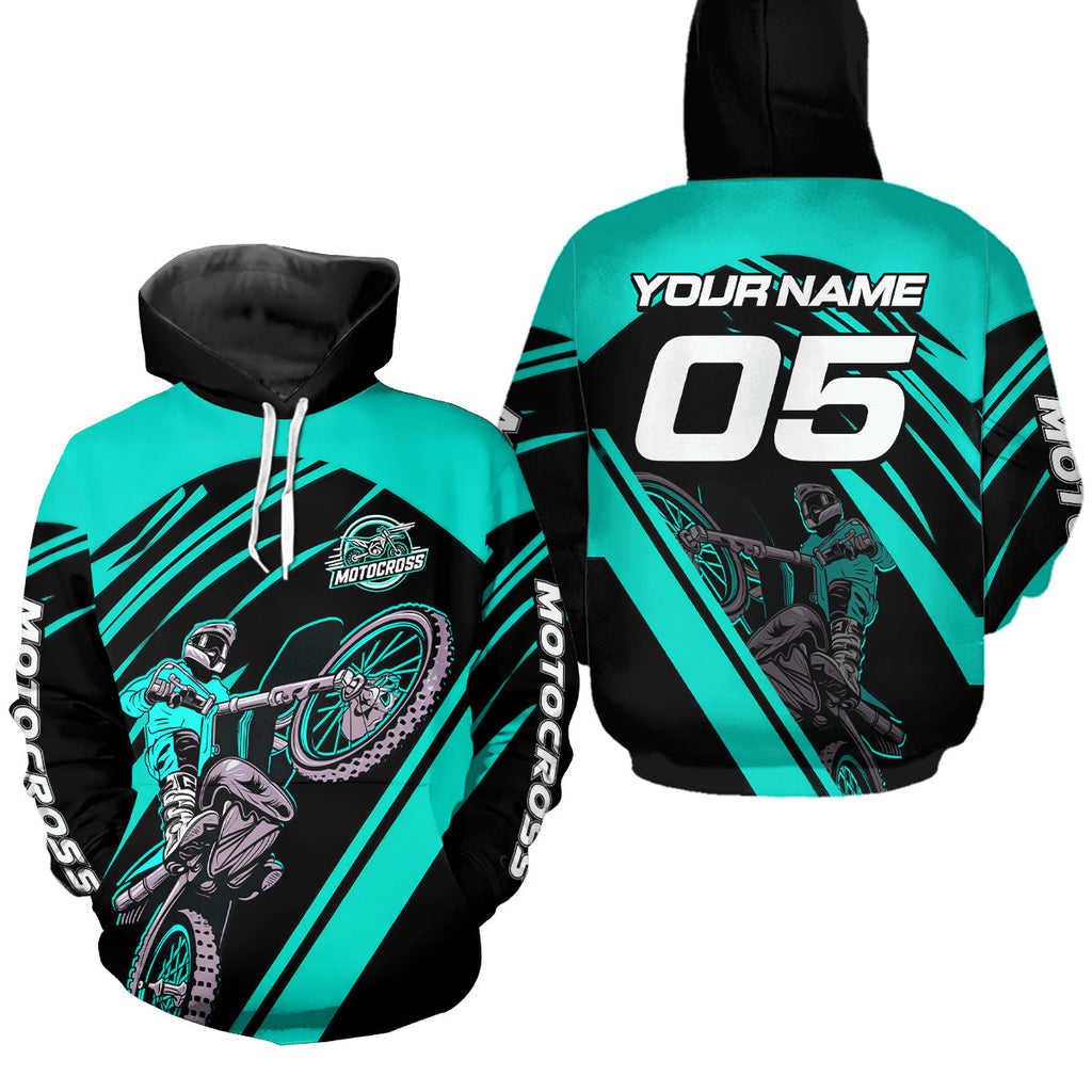Custom Motocross Racing Hoodie Adult Dirt Bike Hoodie Riding Shirt
