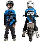 Blue Custom Motocross Jersey Dirt Bike Shirts Motorcycle Shirt