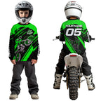 Green Custom Motocross Jersey Dirt Bike Shirts Motorcycle Shirt