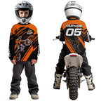 Orange Custom Motocross Jersey Dirt Bike Shirts Motorcycle Shirt