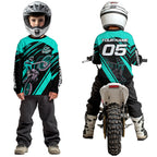 Turquoise Custom Motocross Jersey Dirt Bike Shirts Motorcycle Shirt