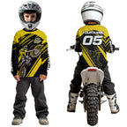 Yellow Custom Motocross Jersey Dirt Bike Shirts Motorcycle Shirt
