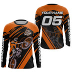 Orange Custom Motocross Jersey Dirt Bike Shirts Motorcycle Shirt