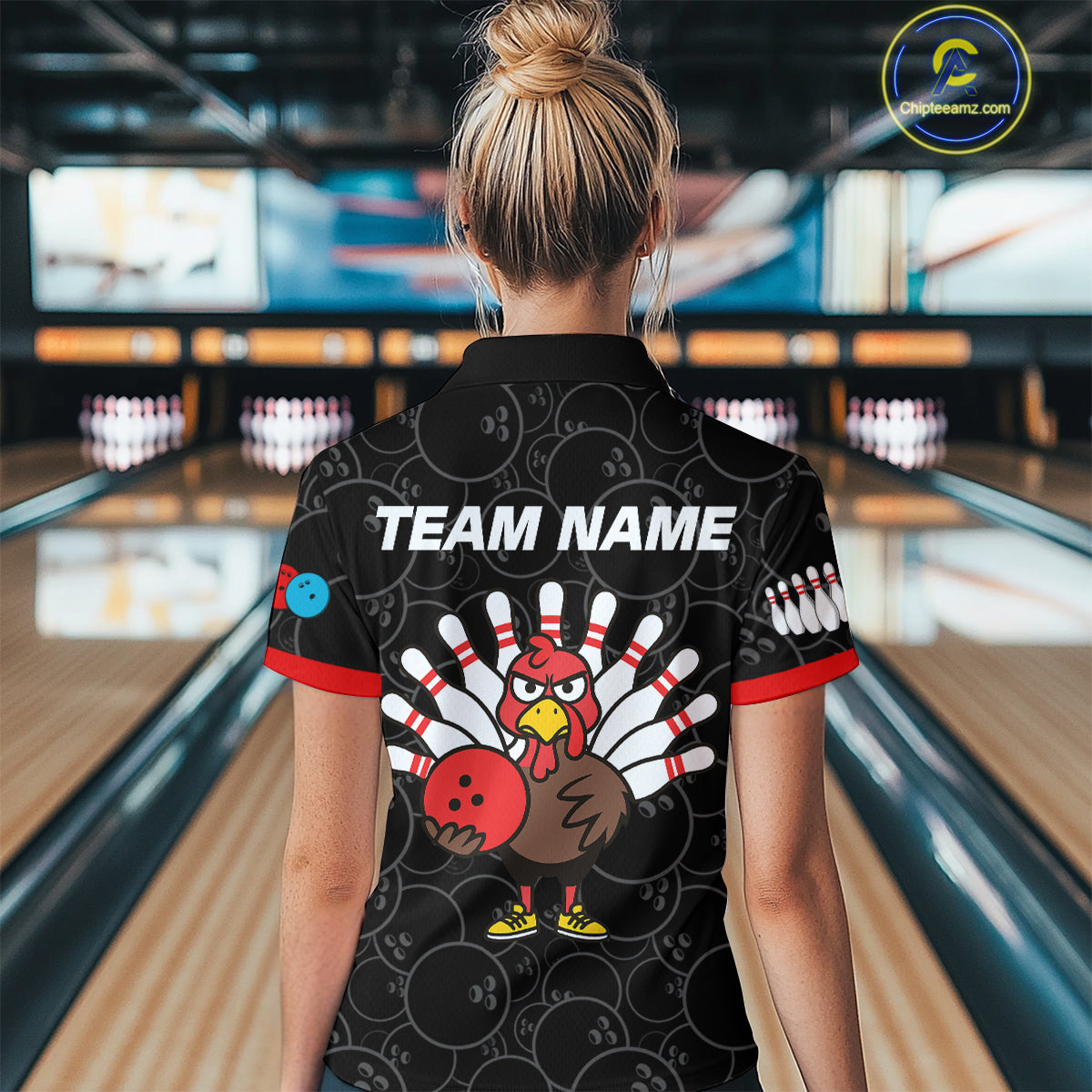Funny Turkey Bowling Shirts Team Bowling Jerseys for Thanksgiving