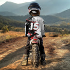 Red and Black Custom Motocross Jersey Dirt Bike Shirts Motorcycle Shirt