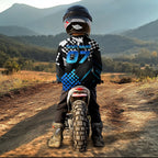 Blue Custom Motocross Racing Jersey Dirt Bike Shirts Off road Shirt