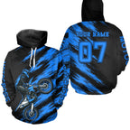 Custom Motocross Hoodie Adult Dirt Bike Racing Hoodie Riding Shirt