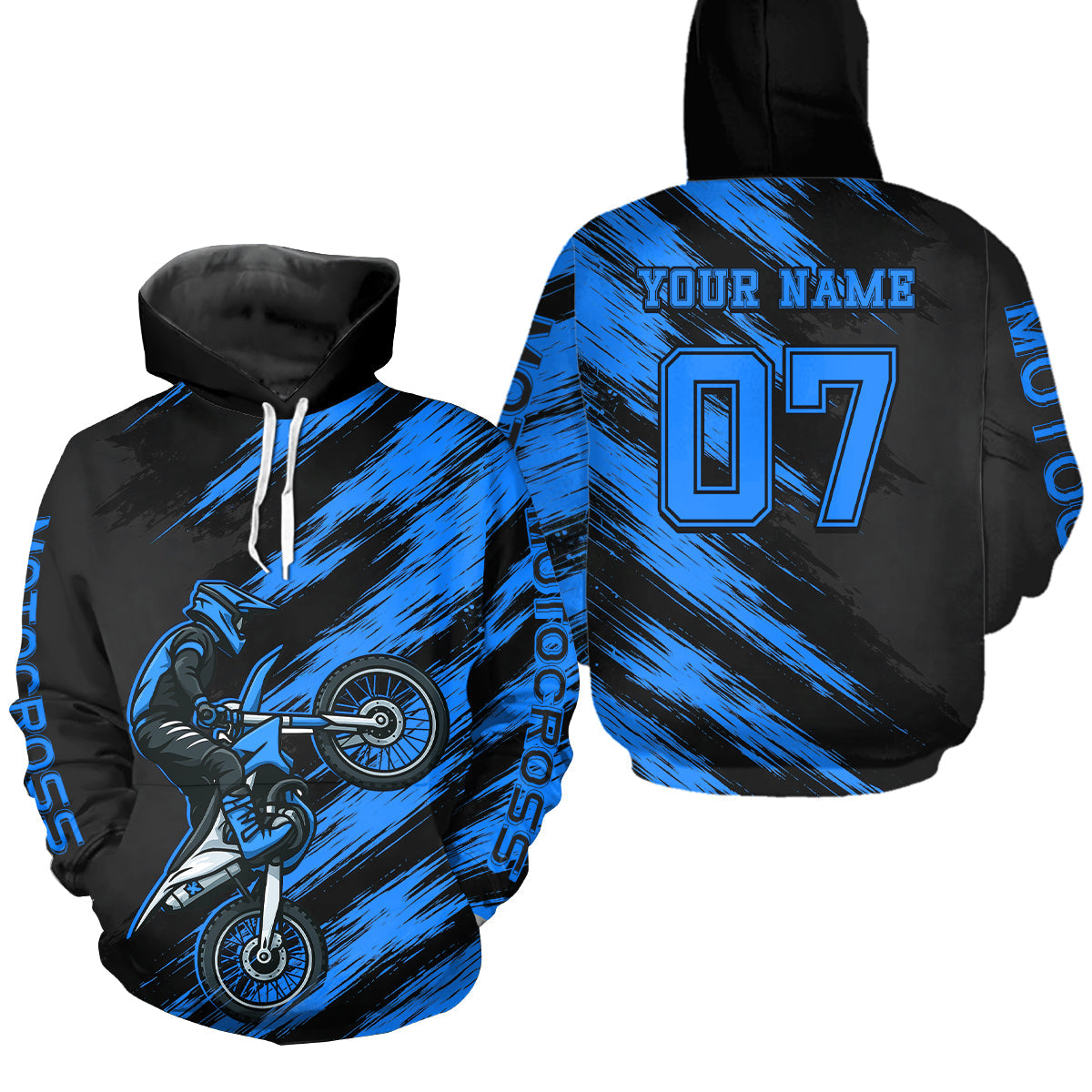 Custom Motocross Hoodie Adult Dirt Bike Racing Hoodie Riding Shirt