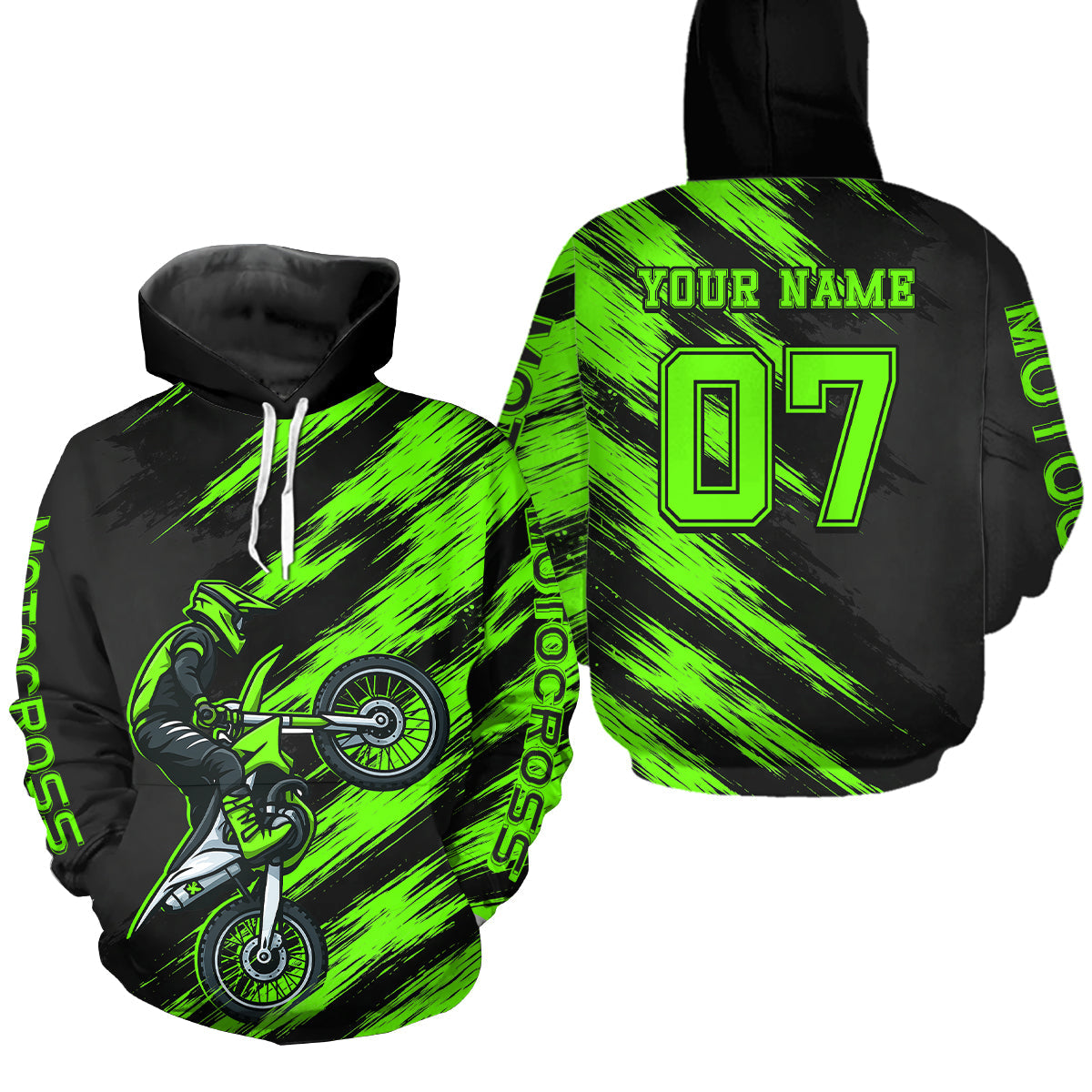 Custom Motocross Hoodie Adult Dirt Bike Racing Hoodie Riding Shirt