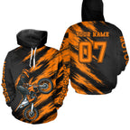 Custom Motocross Hoodie Adult Dirt Bike Racing Hoodie Riding Shirt