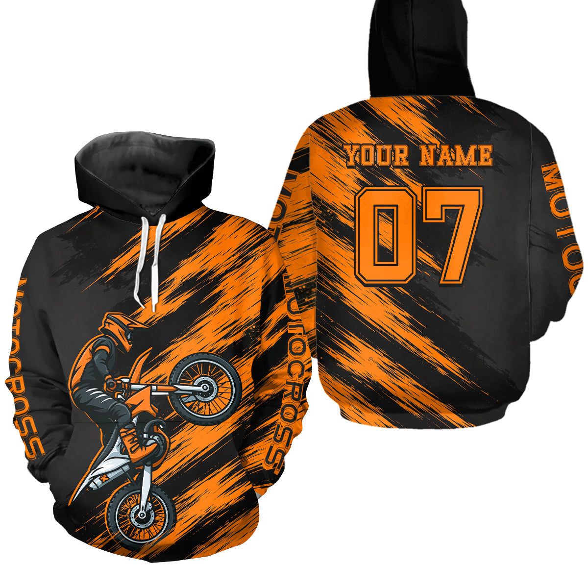 Custom Motocross Hoodie Adult Dirt Bike Racing Hoodie Riding Shirt