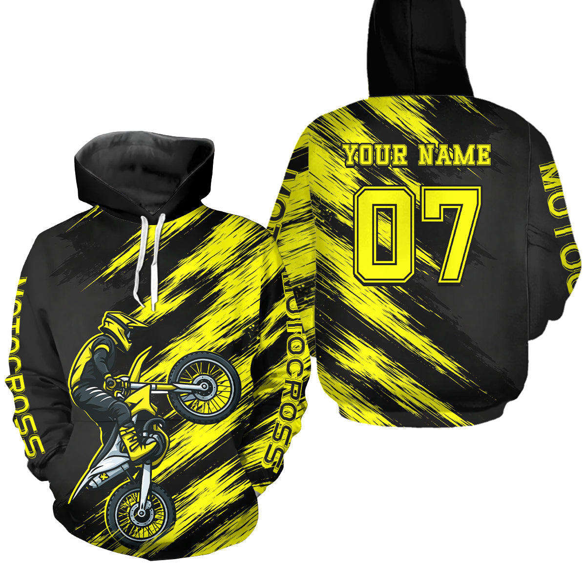 Custom Motocross Hoodie Adult Dirt Bike Racing Hoodie Riding Shirt