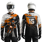 Orange Motocross Jersey Custom Dirt Bike Shirts Motorcycle Shirt