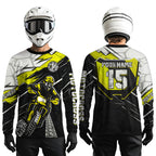 Yellow Motocross Jersey Custom Dirt Bike Shirts Motorcycle Shirt