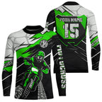 Green Motocross Jersey Custom Dirt Bike Shirts Motorcycle Shirt