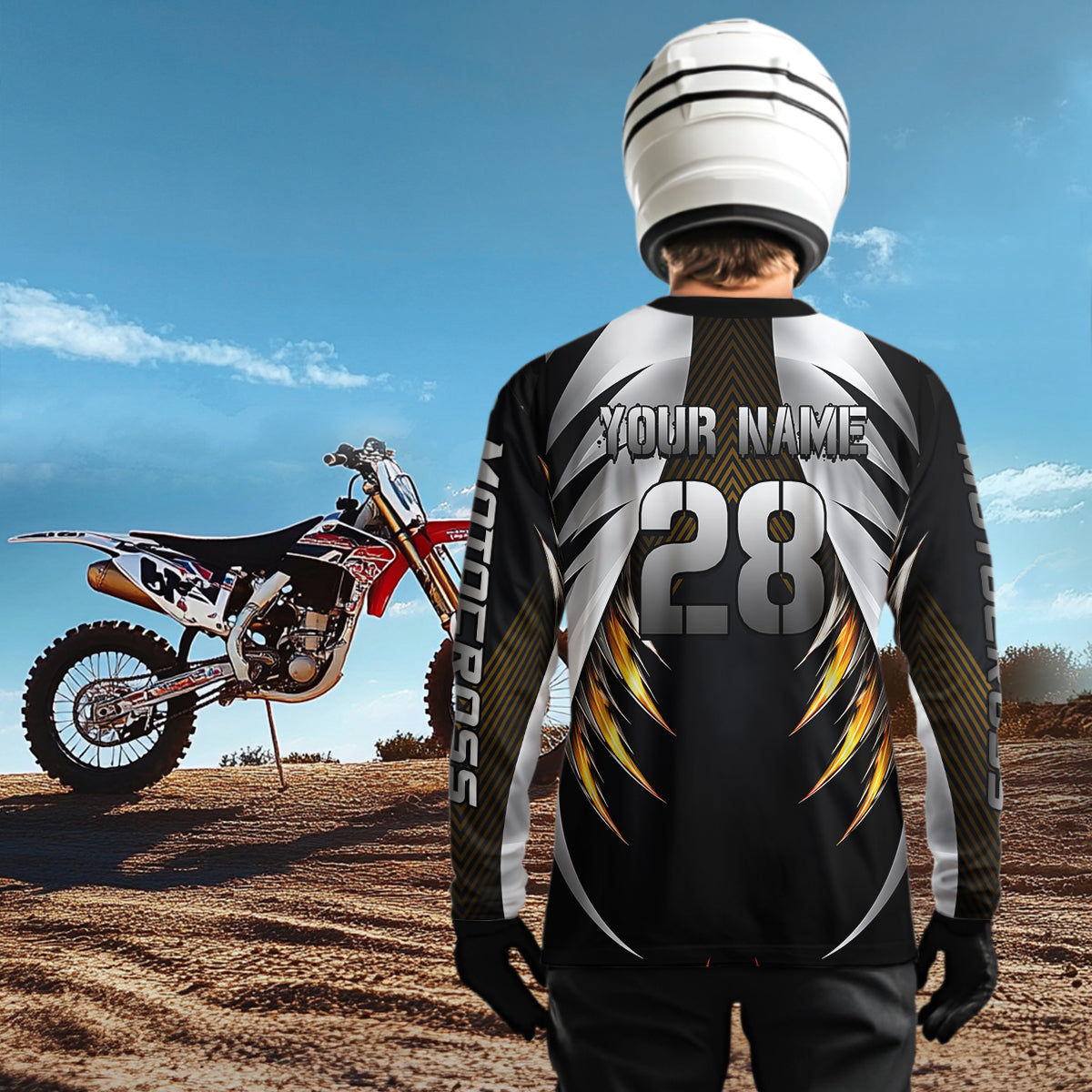 Custom Motocross Jersey Adult Dirt Bike Shirts Riding Shirt