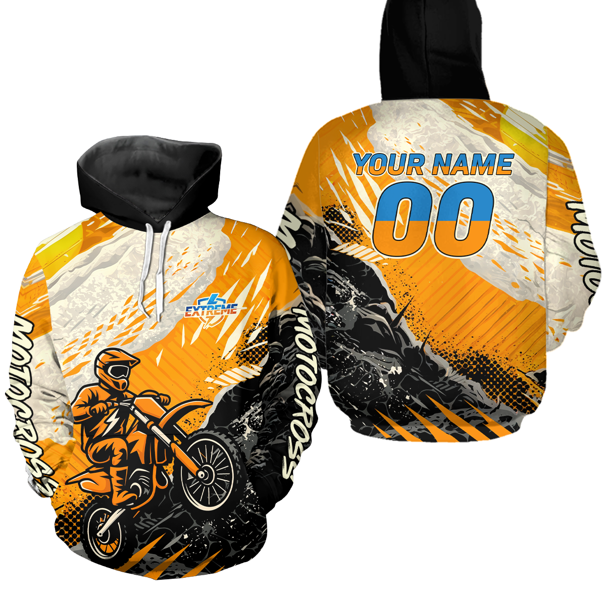 Custom Motocross Hoodie Dirt Bike Racing Hoodie Custom Riding Shirt