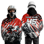 Custom Motocross Hoodie Dirt Bike Racing Hoodie Custom Riding Shirt