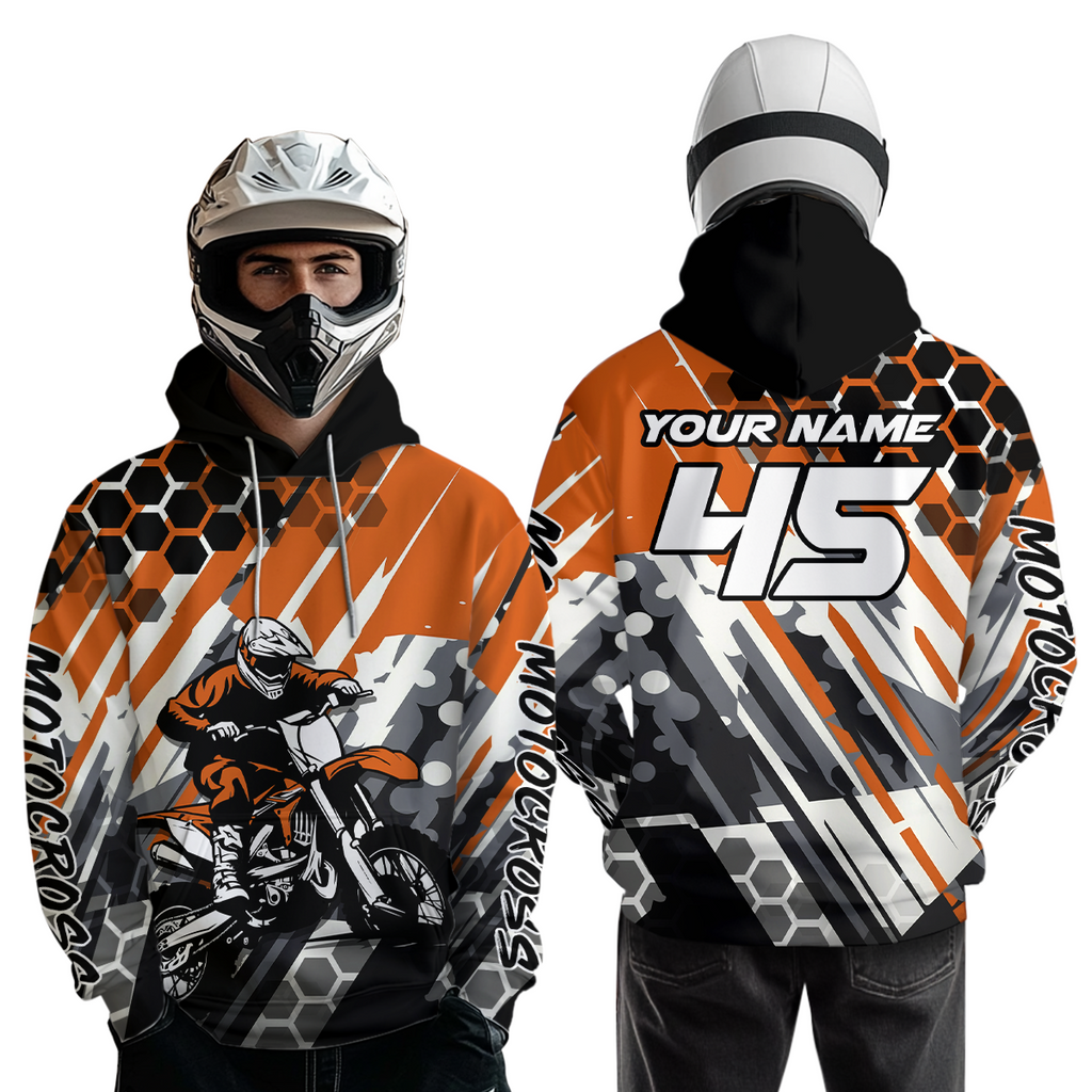 Custom Motocross Hoodie Dirt Bike Racing Hoodie Custom Riding Shirt