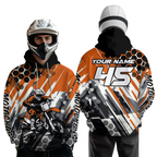 Custom Motocross Hoodie Dirt Bike Racing Hoodie Custom Riding Shirt