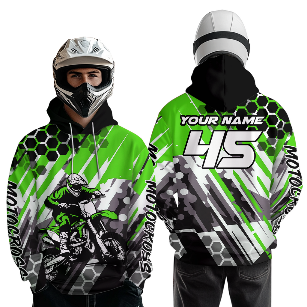 Custom Motocross Hoodie Dirt Bike Racing Hoodie Custom Riding Shirt