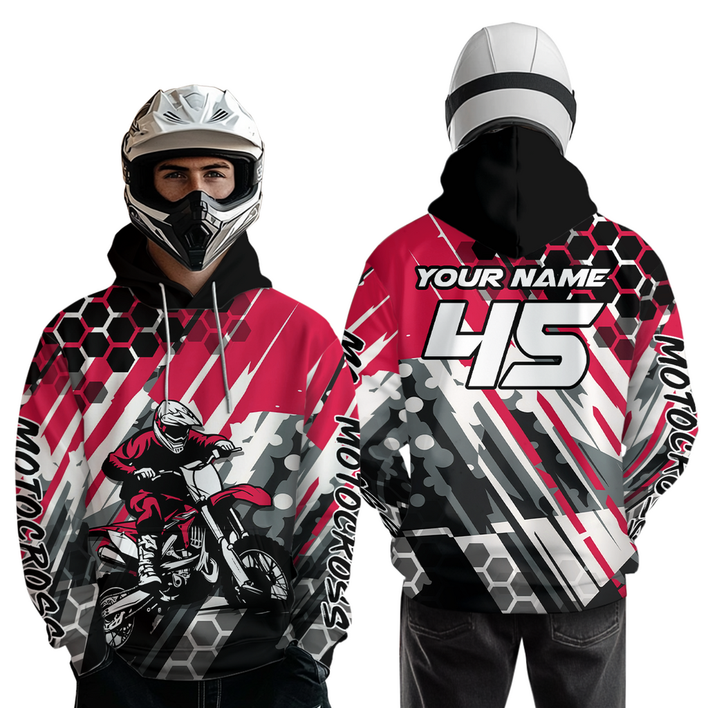 Custom Motocross Hoodie Dirt Bike Racing Hoodie Custom Riding Shirt