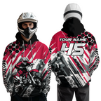 Custom Motocross Hoodie Dirt Bike Racing Hoodie Custom Riding Shirt