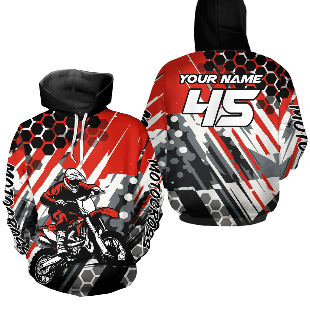 Custom Motocross Hoodie Dirt Bike Racing Hoodie Custom Riding Shirt