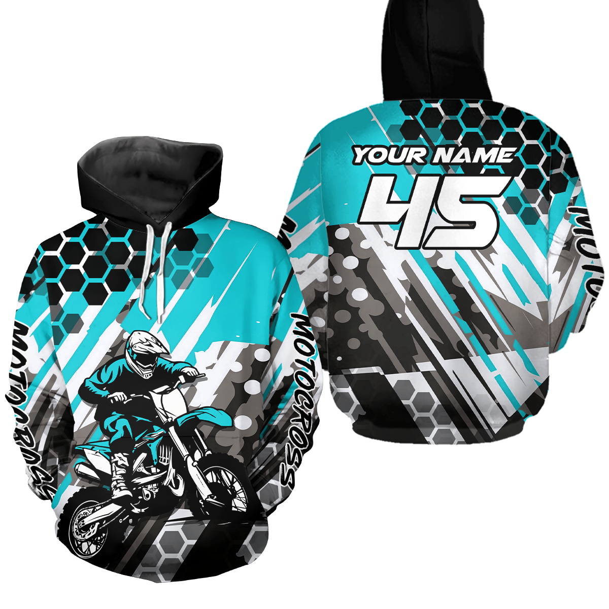 Custom Motocross Hoodie Dirt Bike Racing Hoodie Custom Riding Shirt