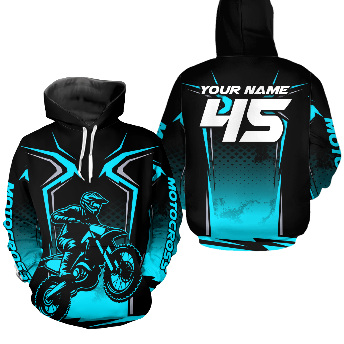 Custom Motocross Hoodie Adult Dirt Bike Hoodie Off road Racing Shirt
