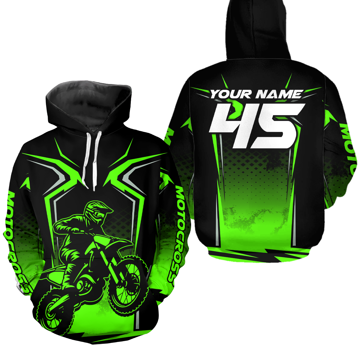 Custom Motocross Hoodie Adult Dirt Bike Hoodie Off road Racing Shirt