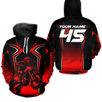 Custom Motocross Hoodie Adult Dirt Bike Hoodie Off road Racing Shirt