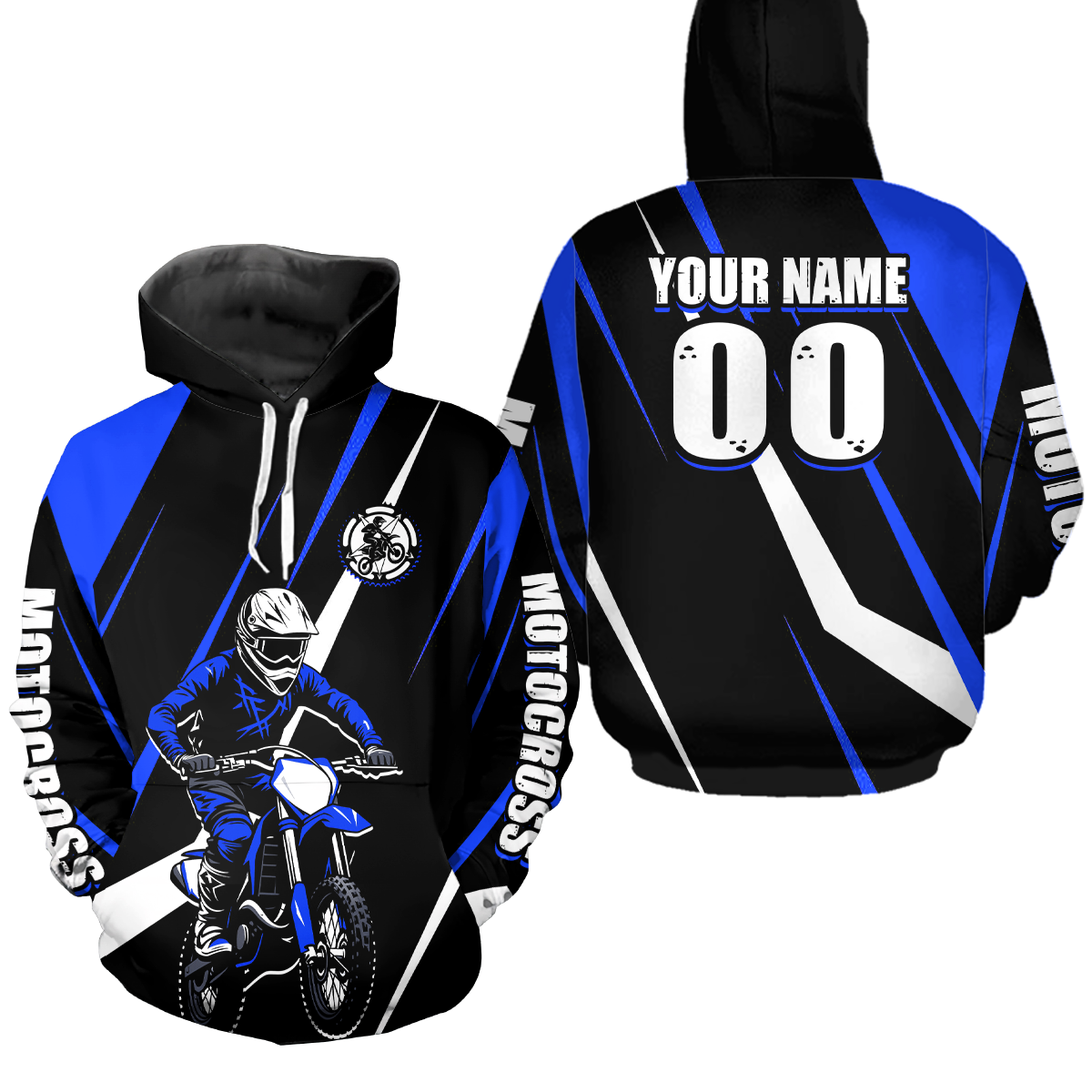 Custom Motocross Hoodie Adult Dirt Bike Racing Hoodie Riding Shirt