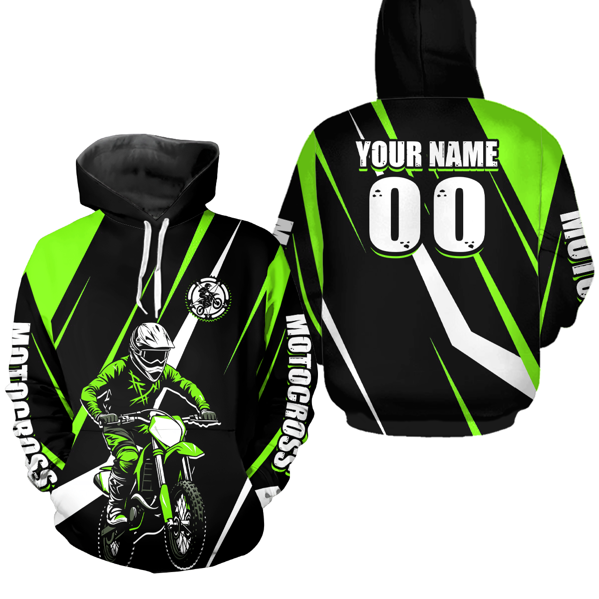 Custom Motocross Hoodie Adult Dirt Bike Racing Hoodie Riding Shirt
