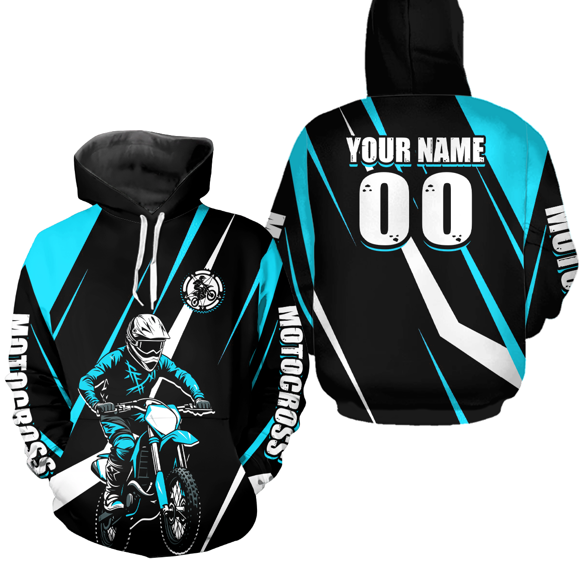 Custom Motocross Hoodie Adult Dirt Bike Racing Hoodie Riding Shirt