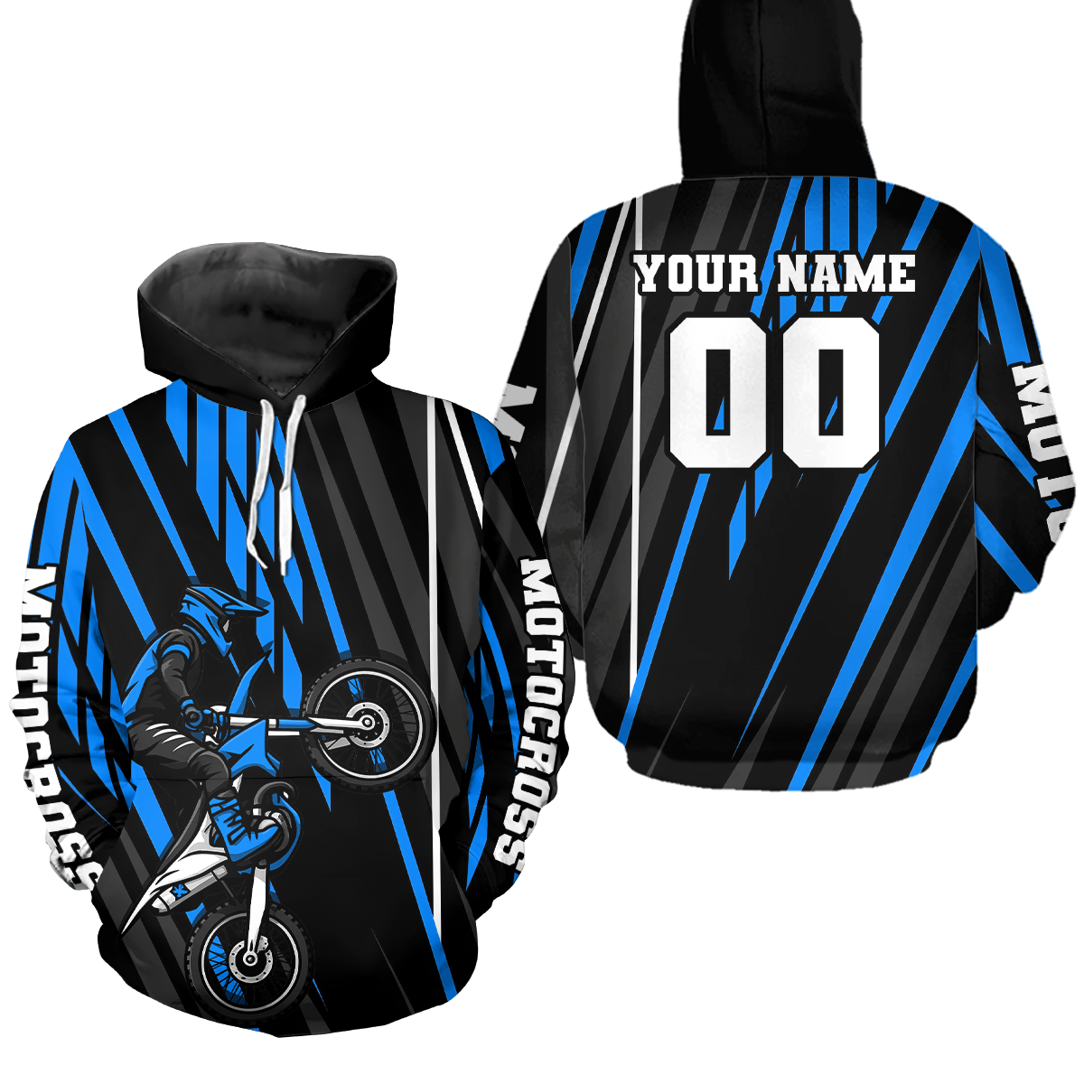 Custom Motocross Racing Hoodie Adult Dirt Bike Hoodie Riding Shirt