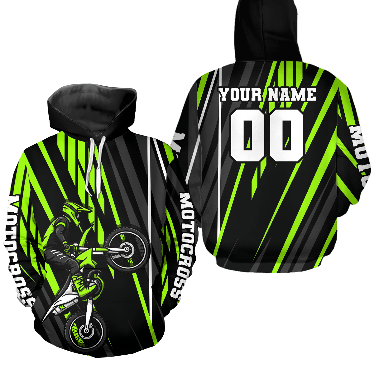 Custom Motocross Racing Hoodie Adult Dirt Bike Hoodie Riding Shirt