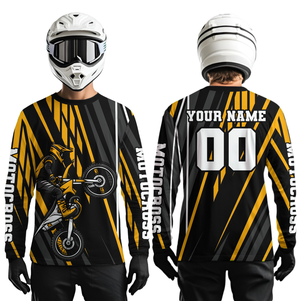 Orange Custom Motocross Jersey Dirt Bike Shirts Moto Racing Shirt