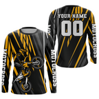 Orange Custom Motocross Jersey Dirt Bike Shirts Moto Racing Shirt