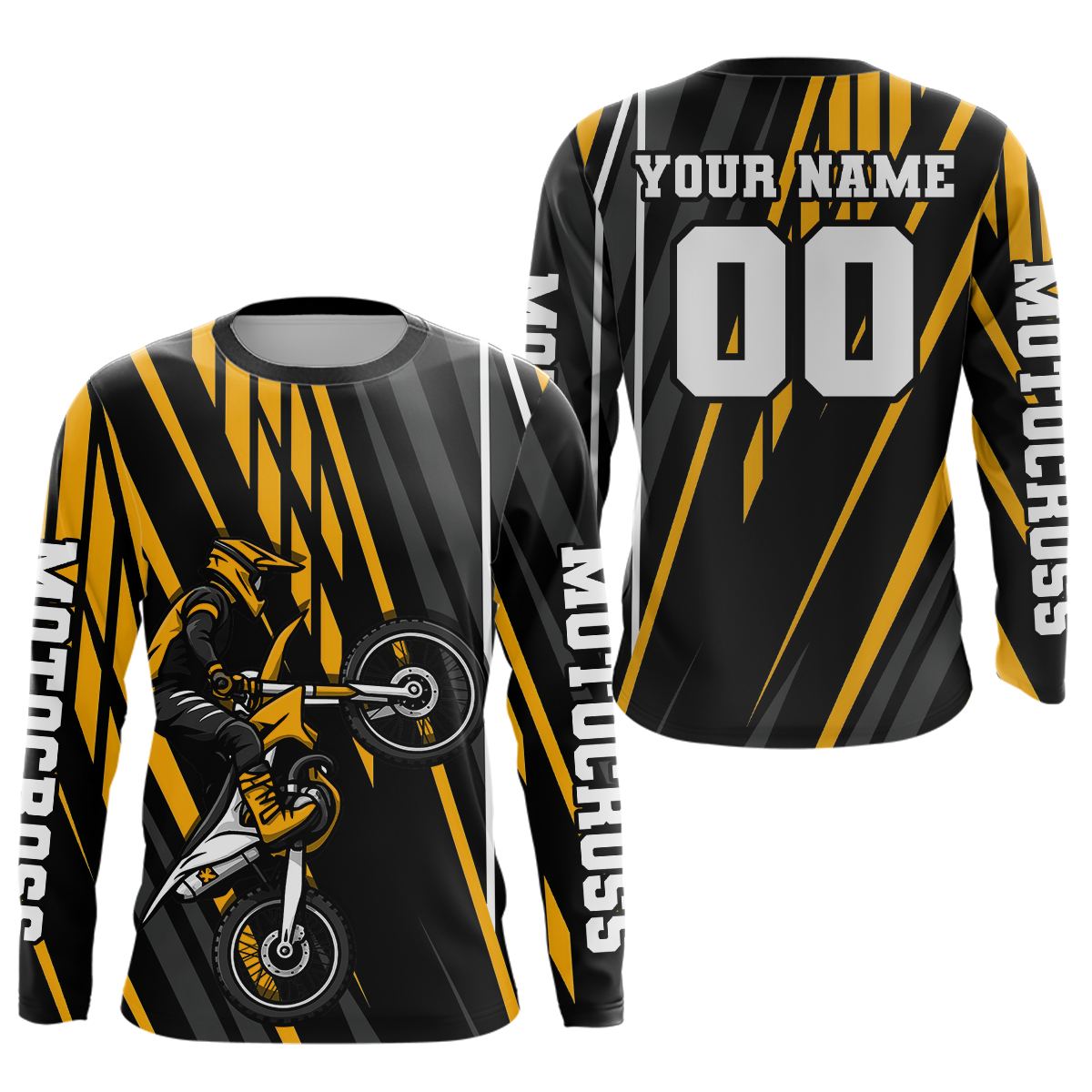 Orange Custom Motocross Jersey Dirt Bike Shirts Moto Racing Shirt