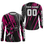 Pink Custom Motocross Jersey Dirt Bike Shirts Moto Racing Shirt