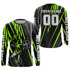 Green Custom Motocross Jersey Dirt Bike Shirts Moto Racing Shirt