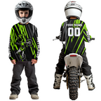 Green Custom Motocross Jersey Dirt Bike Shirts Moto Racing Shirt