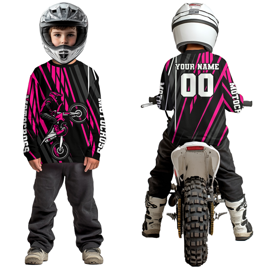 Pink Custom Motocross Jersey Dirt Bike Shirts Moto Racing Shirt