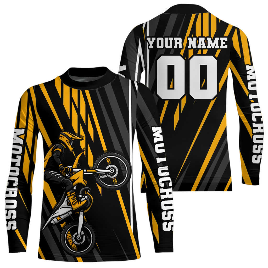 Orange Custom Motocross Jersey Dirt Bike Shirts Moto Racing Shirt