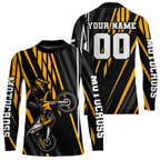 Orange Custom Motocross Jersey Dirt Bike Shirts Moto Racing Shirt