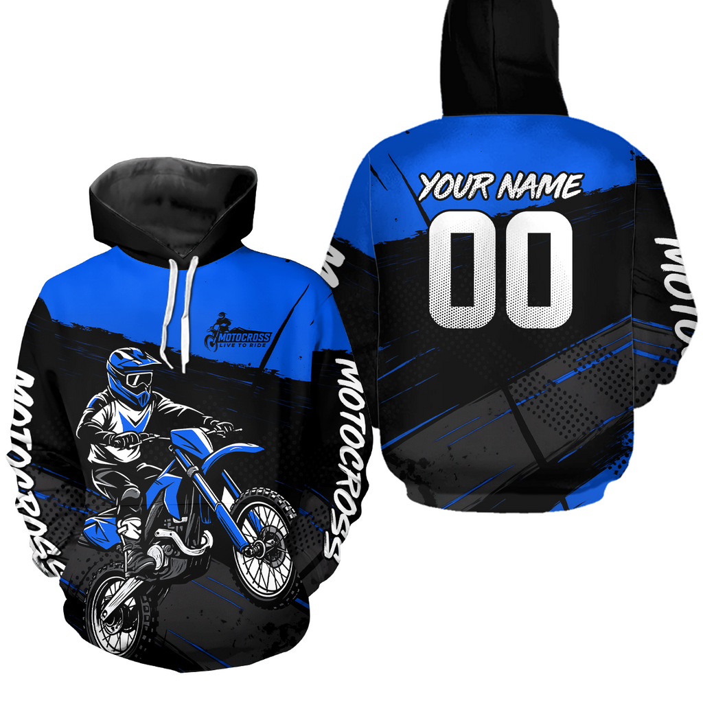 Custom Motocross Racing Hoodie Adult Dirt Bike Hoodie Riding Shirt