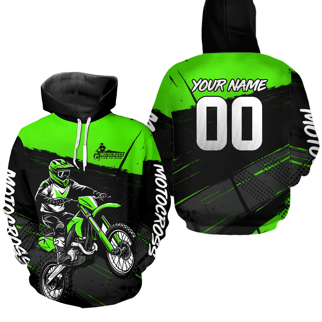 Custom Motocross Racing Hoodie Adult Dirt Bike Hoodie Riding Shirt