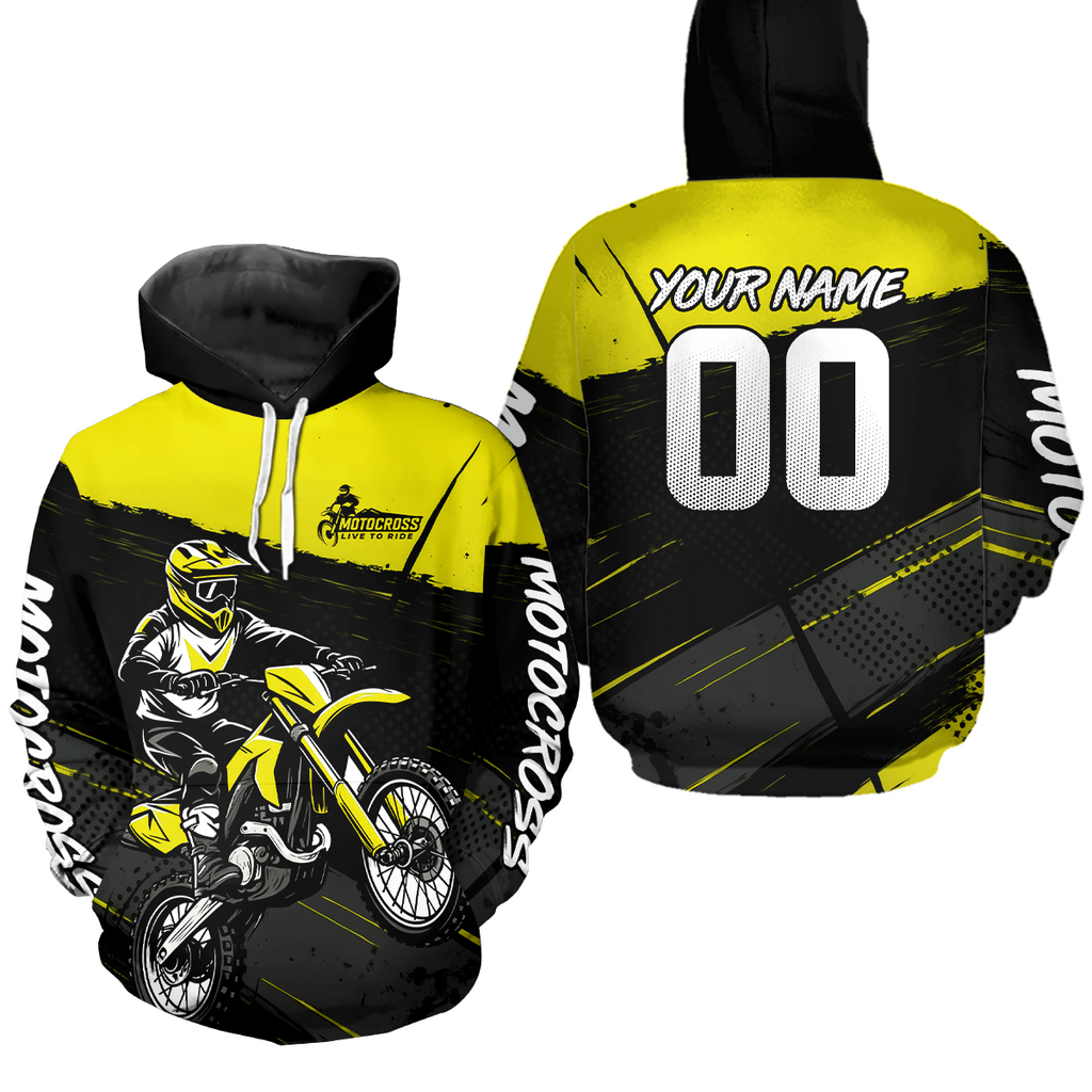 Custom Motocross Racing Hoodie Adult Dirt Bike Hoodie Riding Shirt
